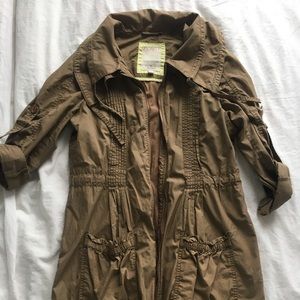 Military Green Trench Coat